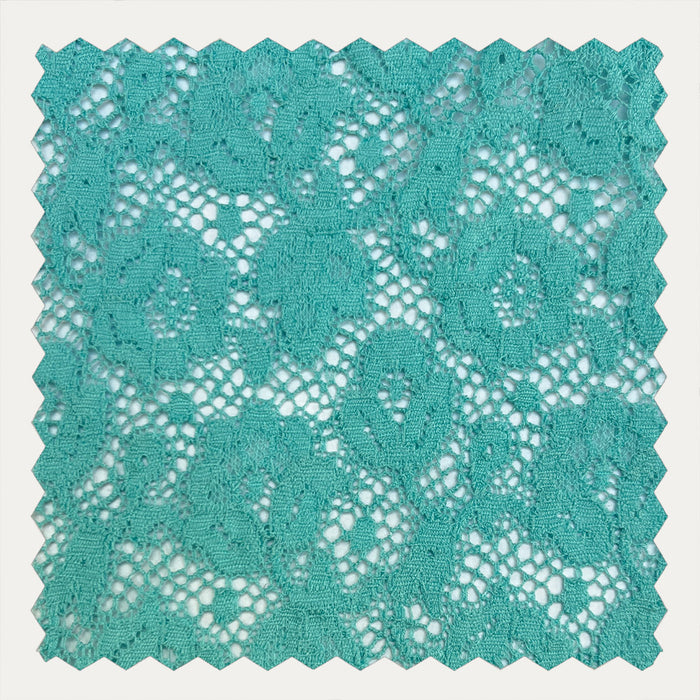 Aegean Blue Guipure LAce