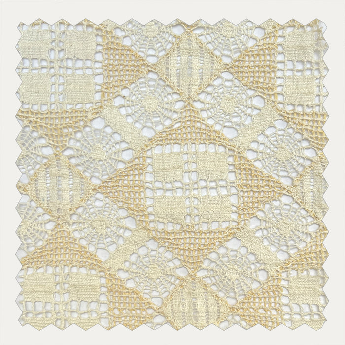 Antique Ivory Trellis Lace