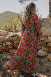 Capri Tiered Henley Dress