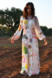 Greta Balloon Sleeve Maxi Dress - Soler London - Alex Al-Bader
