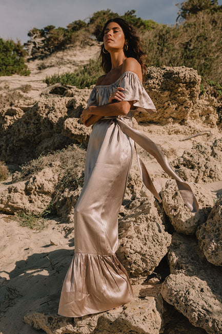Ana Ruffled Maxi Dress | Made to Order