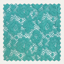 Aegean Blue Guipure LAce