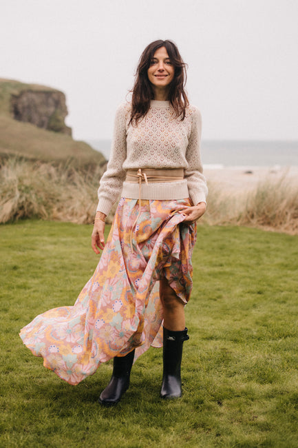 Bea Semi-circle Maxi Skirt | Made to Order