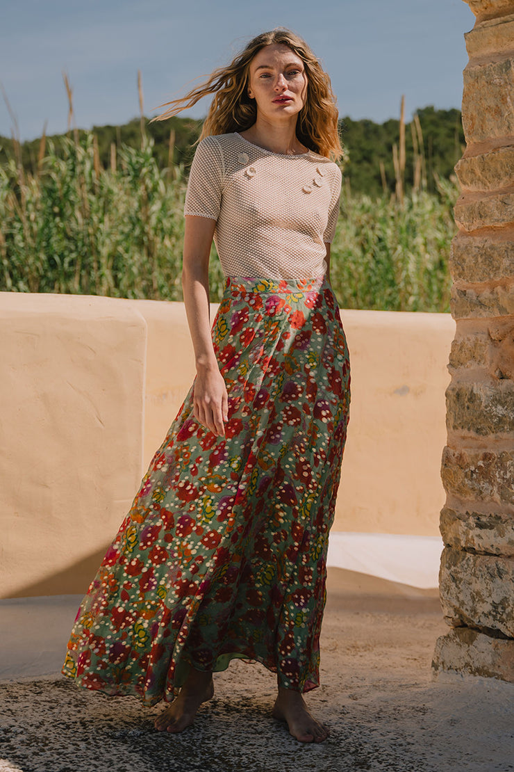 Bea Semi-circle Maxi Skirt