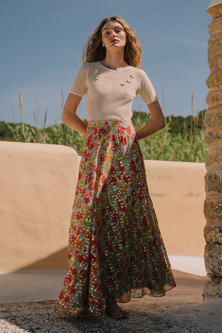 Bea Semi-circle Maxi Skirt