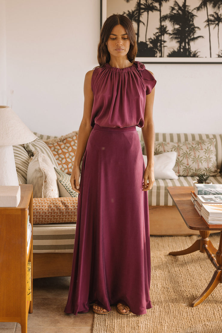 Bea Semi-circle Maxi Skirt Bespoke it! – Soler London