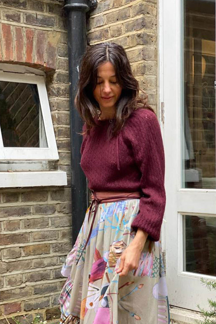Claude Key Hole Lace Jumper
