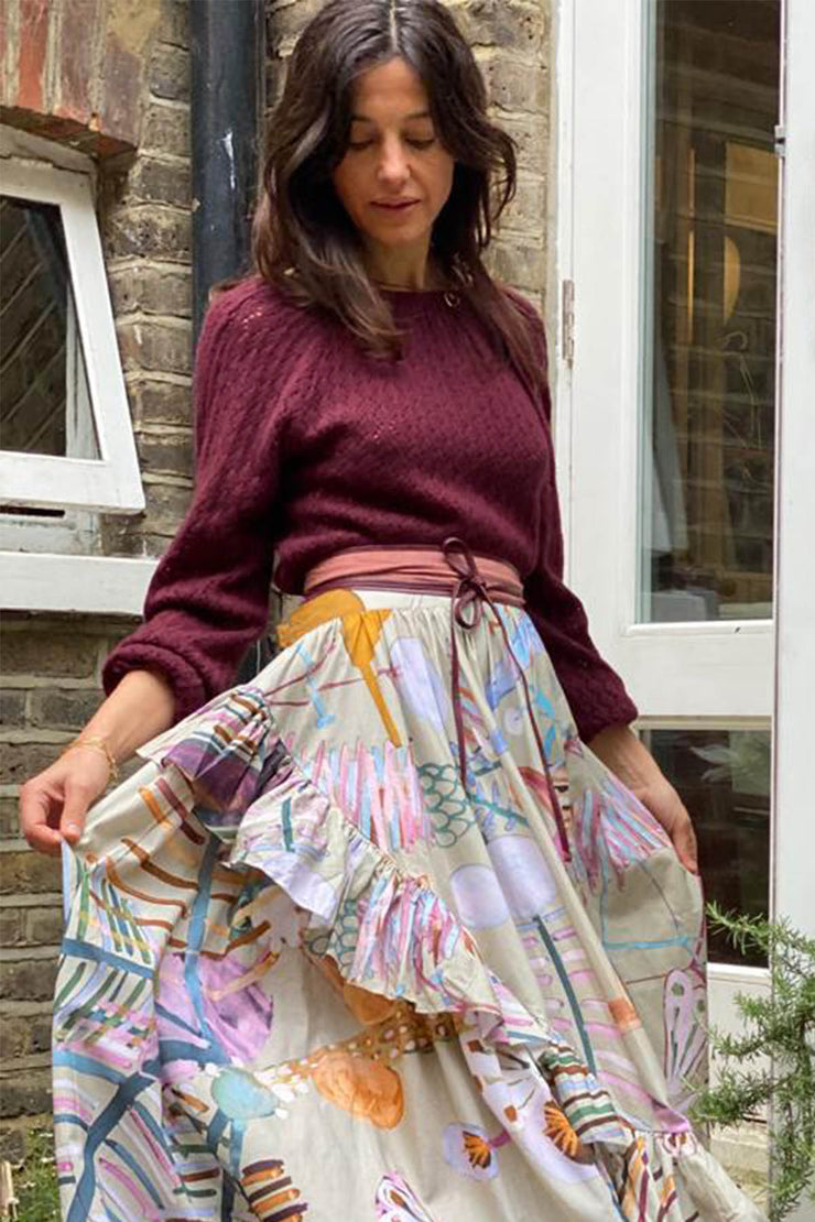 Claude Key Hole Lace Jumper
