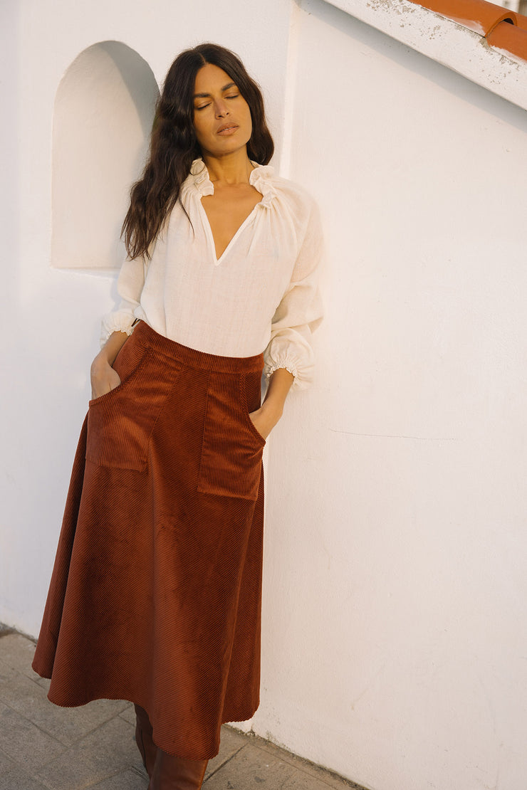 Dede Midi Skirt