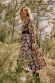 Ines Long Sleeves Midi Dress | Bespoke it!