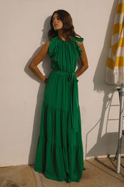 Malta Bow-Tie Maxi Dress | Made to Order