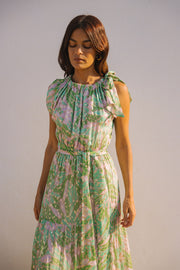 Malta Bow-Tie Maxi Dress | Made to Order