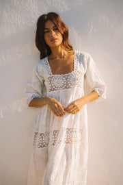 Mia Lace Panel Dress