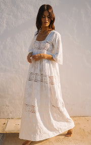 Mia Lace Panel Dress