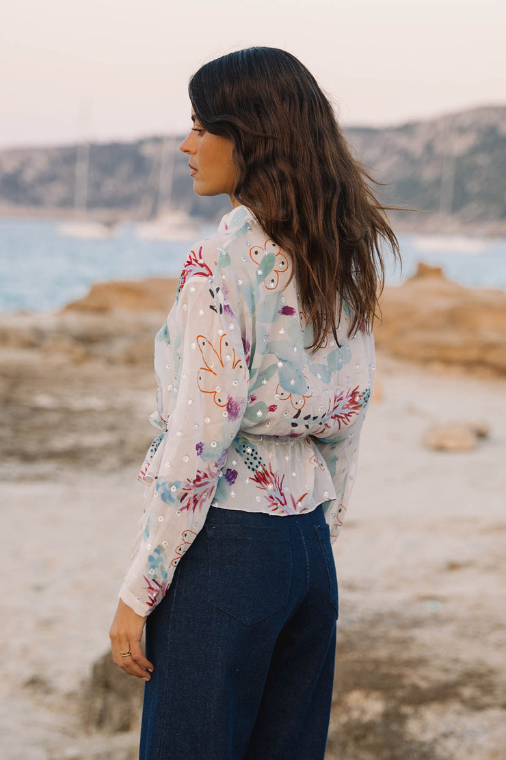 Monica Ruffled Blouse