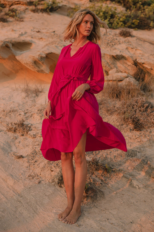 Pauline Tiered Midi Dress | Made to Order