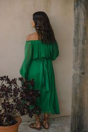 Raquel Bea Peasant Midi Dress | Made to Order