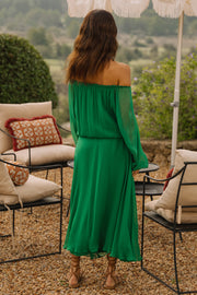 Raquel Bea Peasant Midi Dress | Made to Order