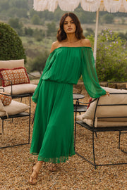 Raquel Bea Peasant Midi Dress | Made to Order