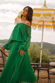 Raquel Bea Peasant Midi Dress | Made to Order