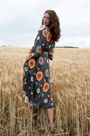 Raquel Bea Peasant Midi Dress | Bespoke it!