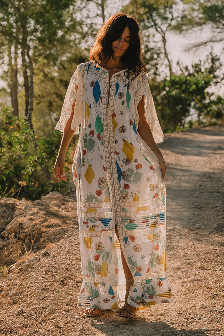San Tropez Full Skirt Maxi Dress