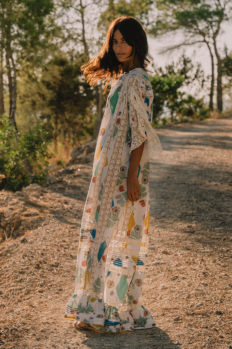 San Tropez Full Skirt Maxi Dress