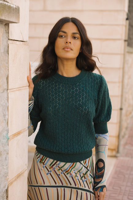 Taki Crew Neck Short Sleeve Jumper