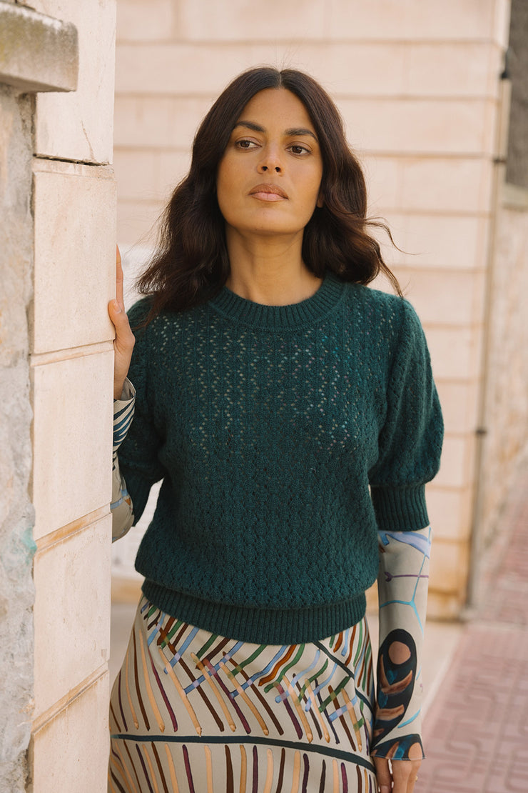 Taki Crew Neck Short Sleeve Jumper
