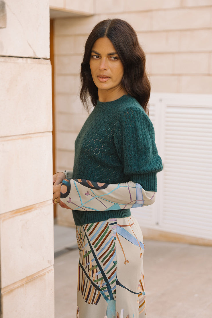 Taki Crew Neck Short Sleeve Jumper