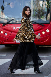 Thalia Flair Sleeve Maxi Dress | Made To Order