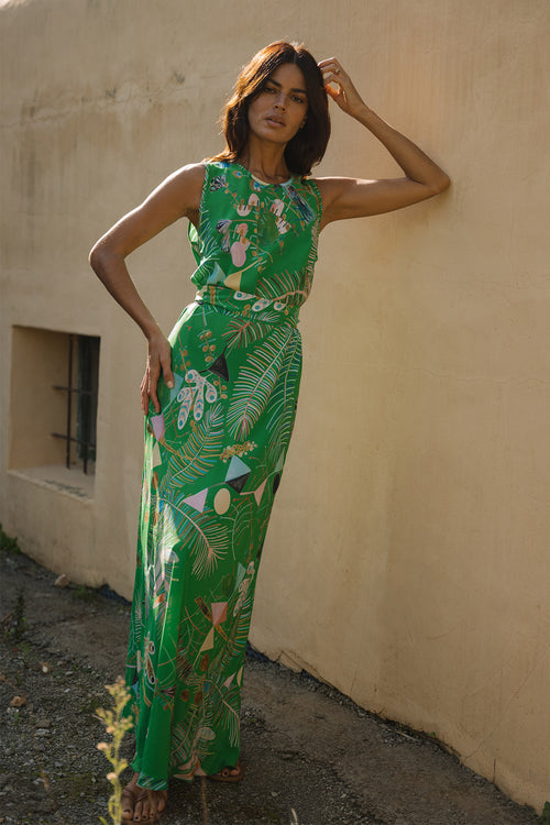 Tina Sleveless Bias Maxi Dress | Made to Order