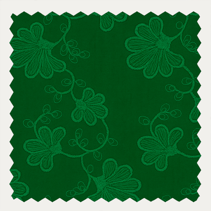 Daisy Broderie Emerald