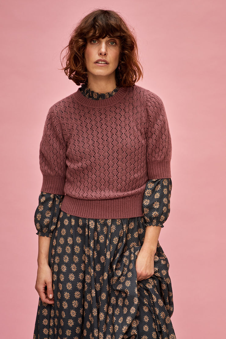 Taki  Crew Neck Short Sleeve Jumper