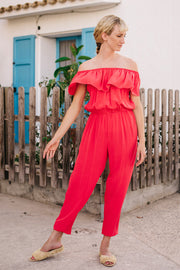 Ana Ruffled Jumpsuit - Soler London - Alex Al-Bader