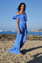 Ana Ruffled Maxi Dress - Soler London - Alex Al-Bader