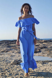 Ana Ruffled Maxi Dress - Soler London - Alex Al-Bader