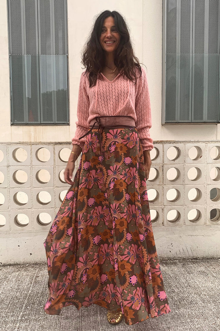 Half circle maxi skirt Clearance