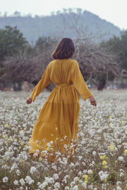 Capri Tiered Henley Ankle Dress  - Soler London - Alex Al-Bader