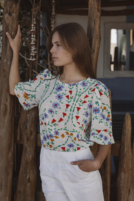 Frida Short Sleeve Top