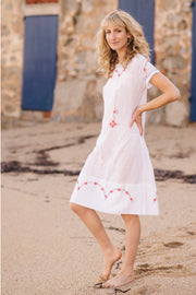 Menorca Hand Embroidered Dress - Soler London - Alex Al-Bader