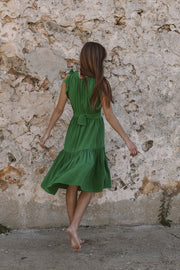 Malta Bow-Tie Midi Dress | Made to Order
