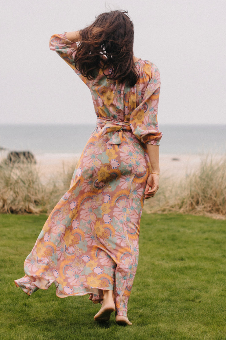 peasant maxi dress Raquel Bea Peasant Maxi Dress – Soler London
