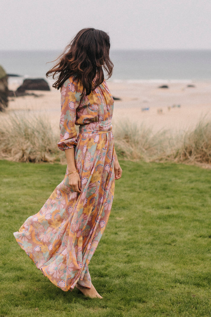 peasant maxi dress Long Peasant Dress