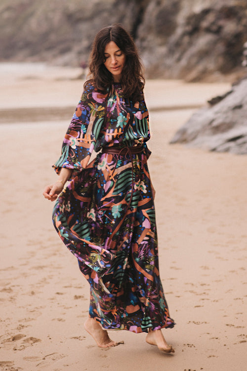 Raquel Bea Peasant Maxi Dress - Soler London - Alex Al-Bader