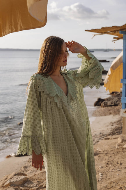 Romántico I Kaftan Manga Larga