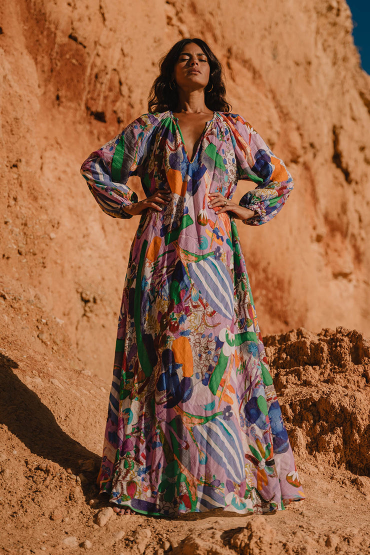 samira maxi dress Few Moda | Elevate your style with this statement Samira Maxi Dress Alaire