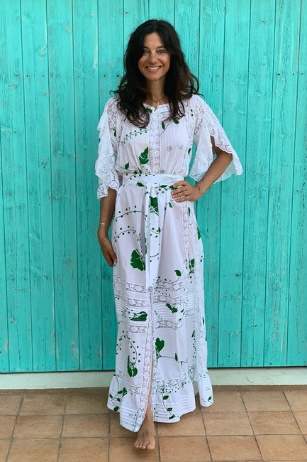 San Tropez Full Skirt Maxi Dress - Soler London - Alex Al-Bader