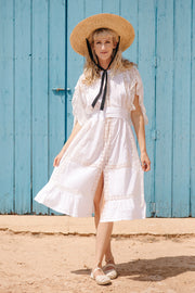 San Tropez Full Skirt Midi Dress - Soler London - Alex Al-Bader