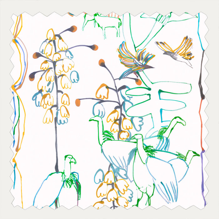 Birds of Paradise White